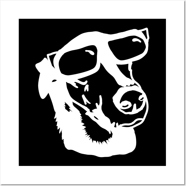 Cool dog Wall Art by Antiope